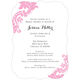 Pink Damask Invitations Image 8 of 12